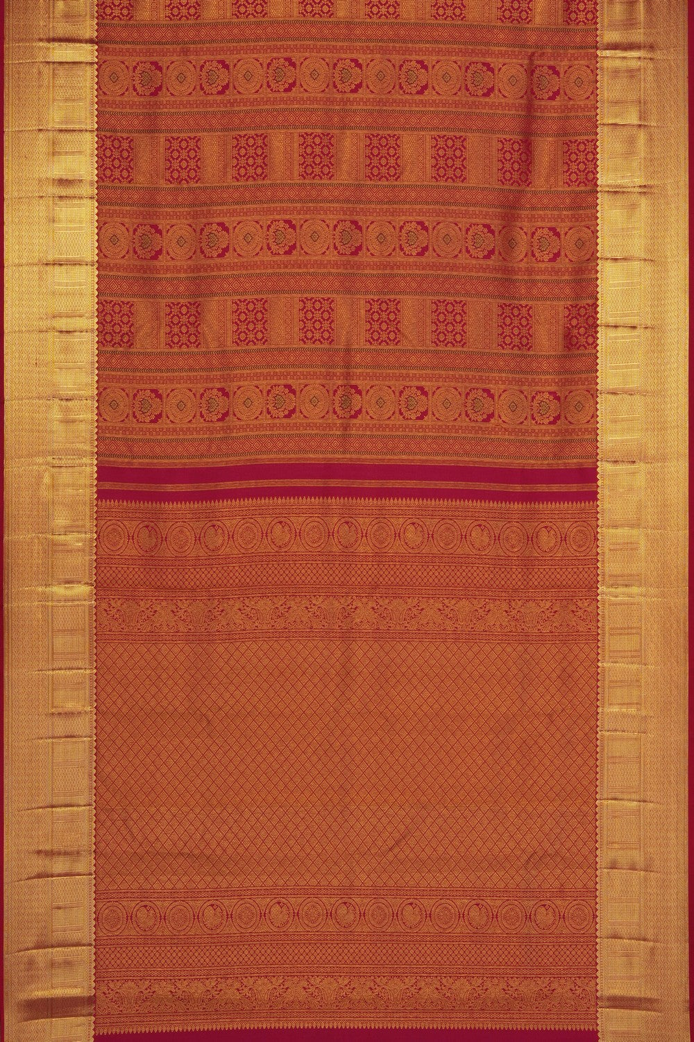 Image of Pink Kanchipattu Brocade Saree