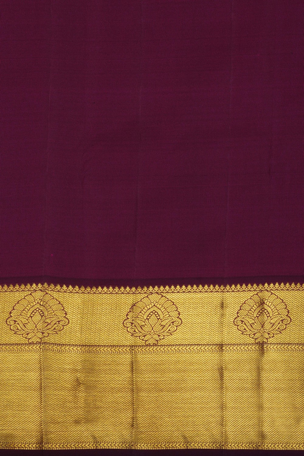 Image of Violet Kanchipattu Brocade Saree