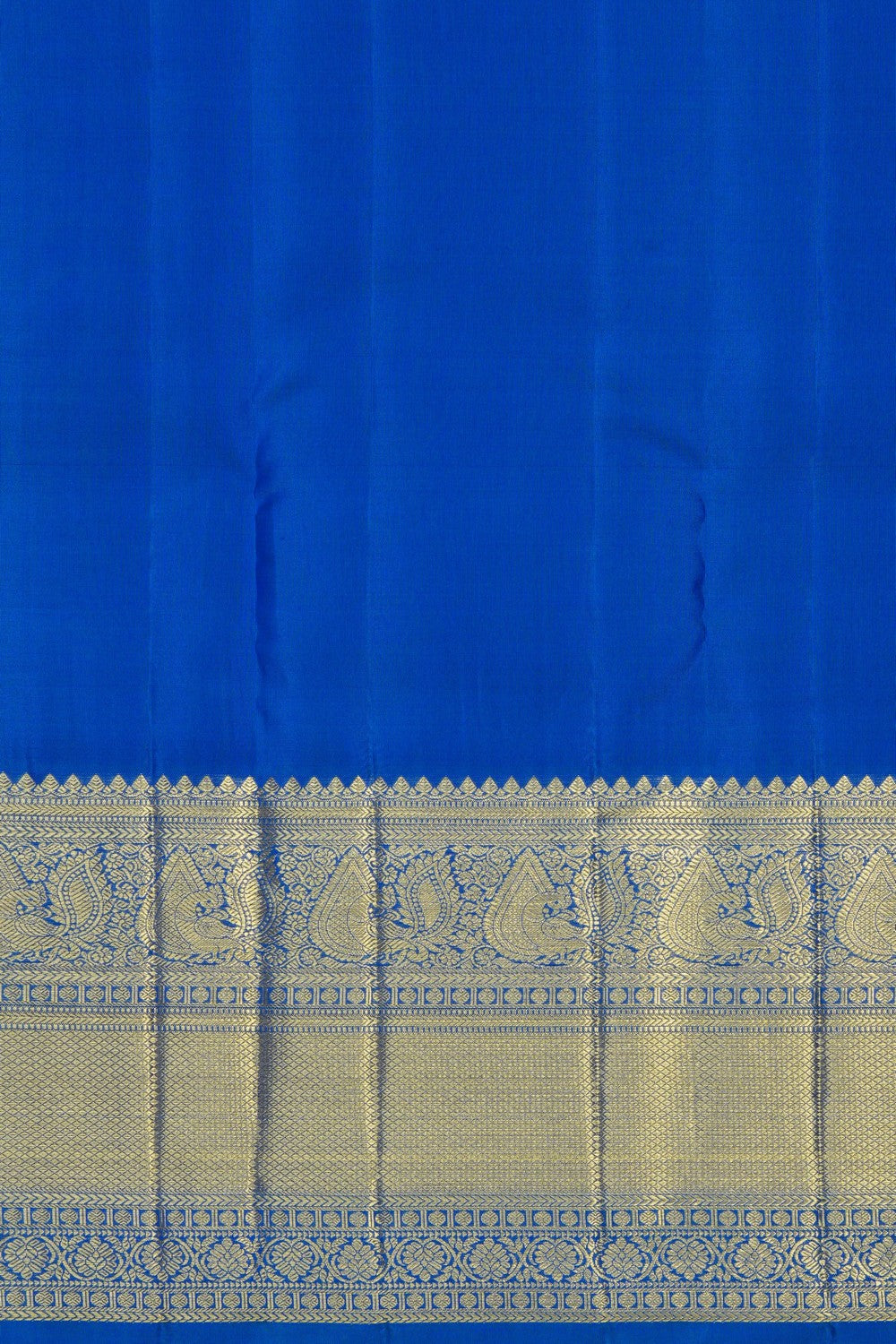 Image of Blue Kanchipattu Brocade Saree