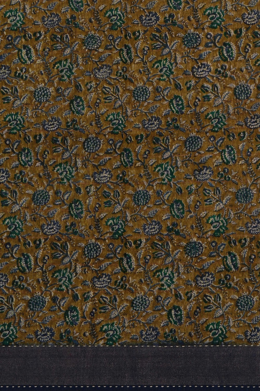 Image of Grey Tussar Silk Embroidery Saree