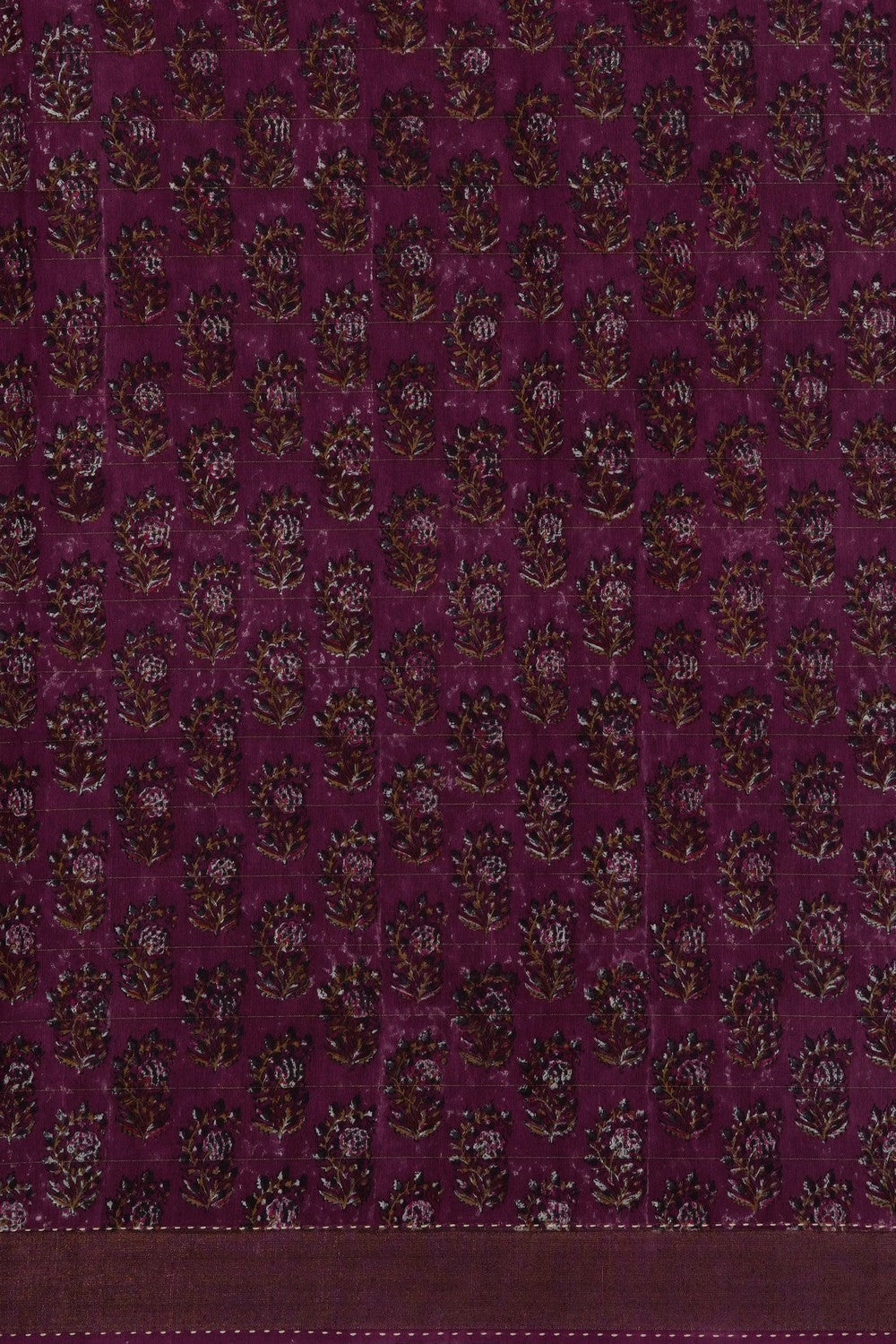 Image of Grey Tussar Silk Embroidery Saree