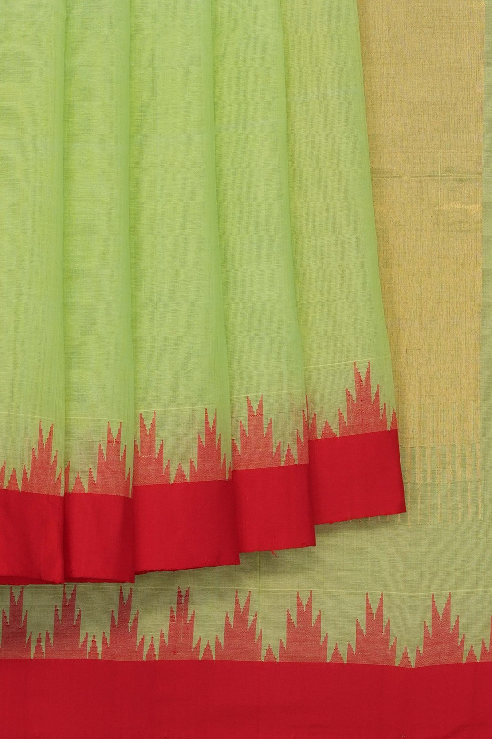 Image of mint-green-uppada-cotton-saree-p-18940736