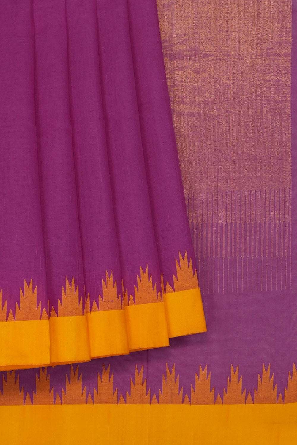 Image of magenta-pink-uppada-cotton-saree-p-18940735