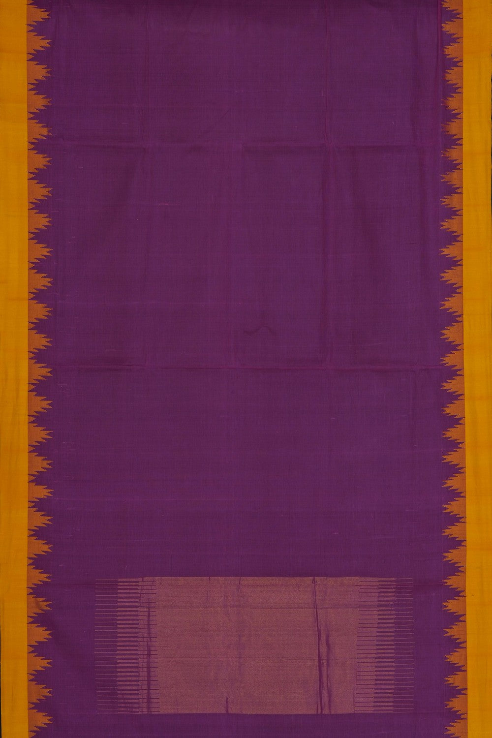 Image of Magenta-Pink Uppada Cotton Saree