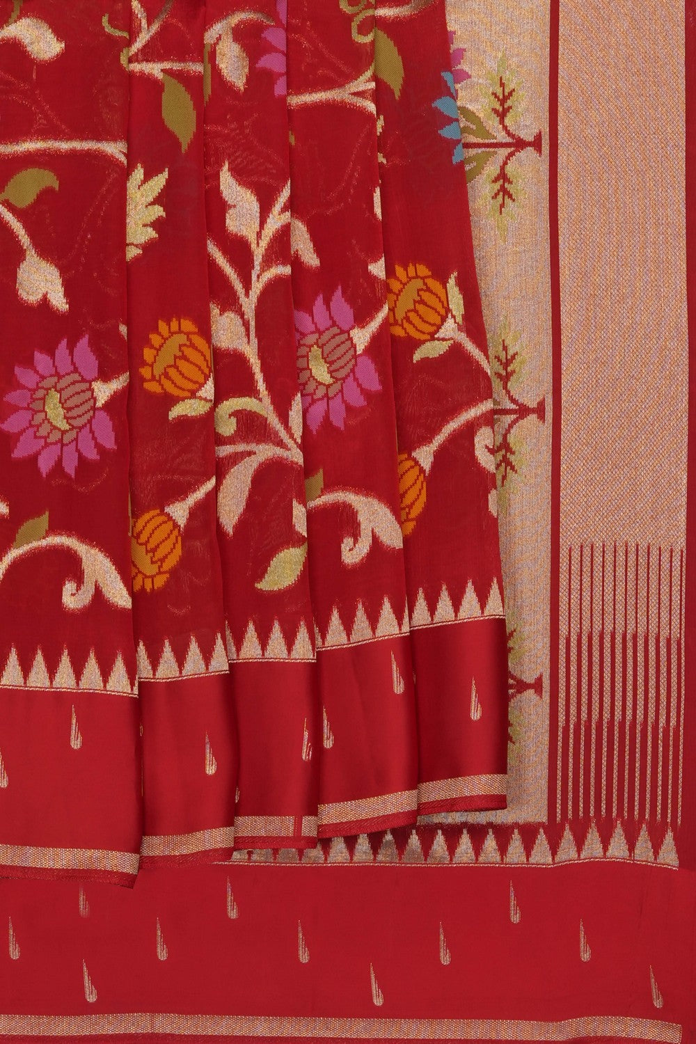 Image of red-silk-saree-p-18940692