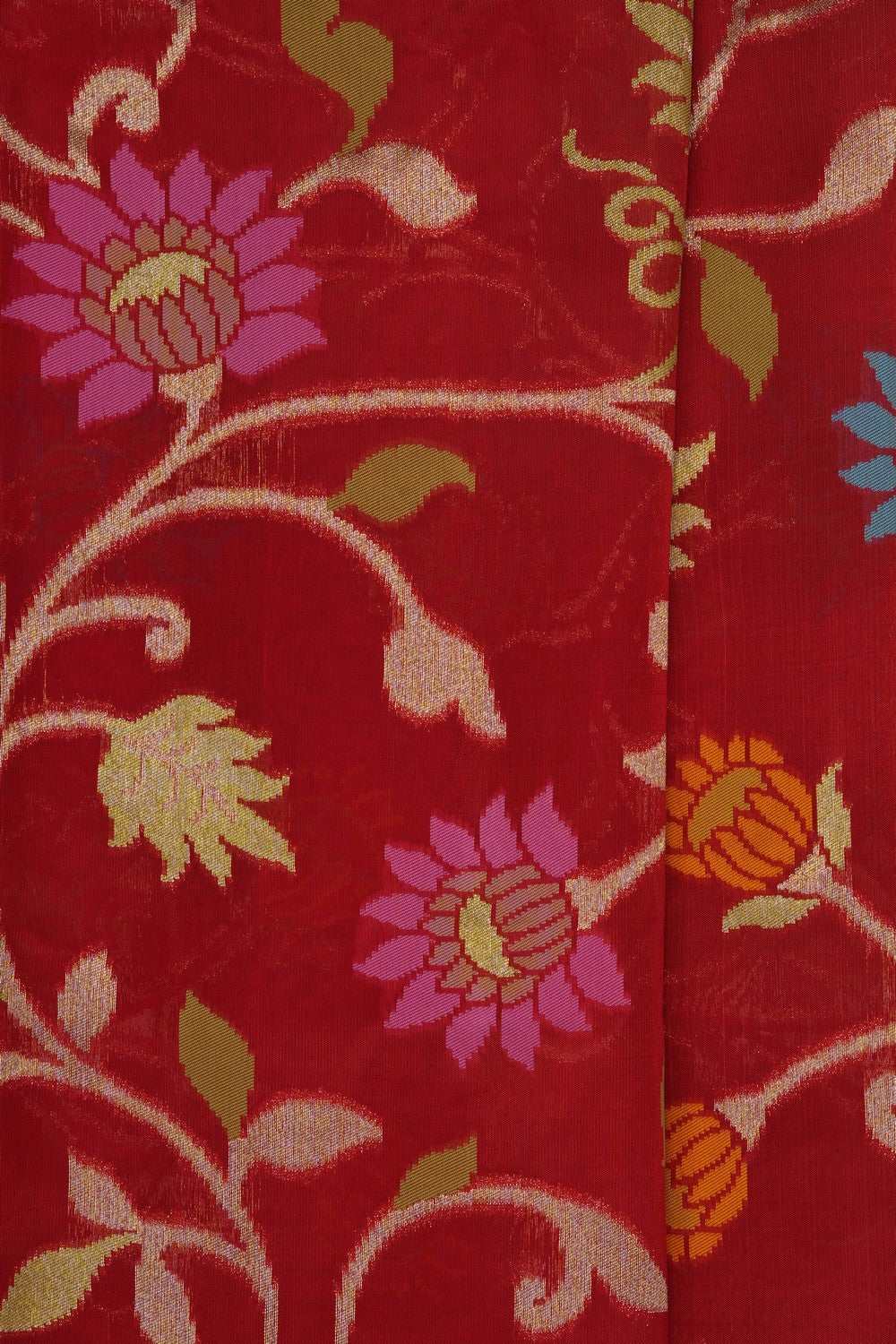 Image of Red Silk Saree