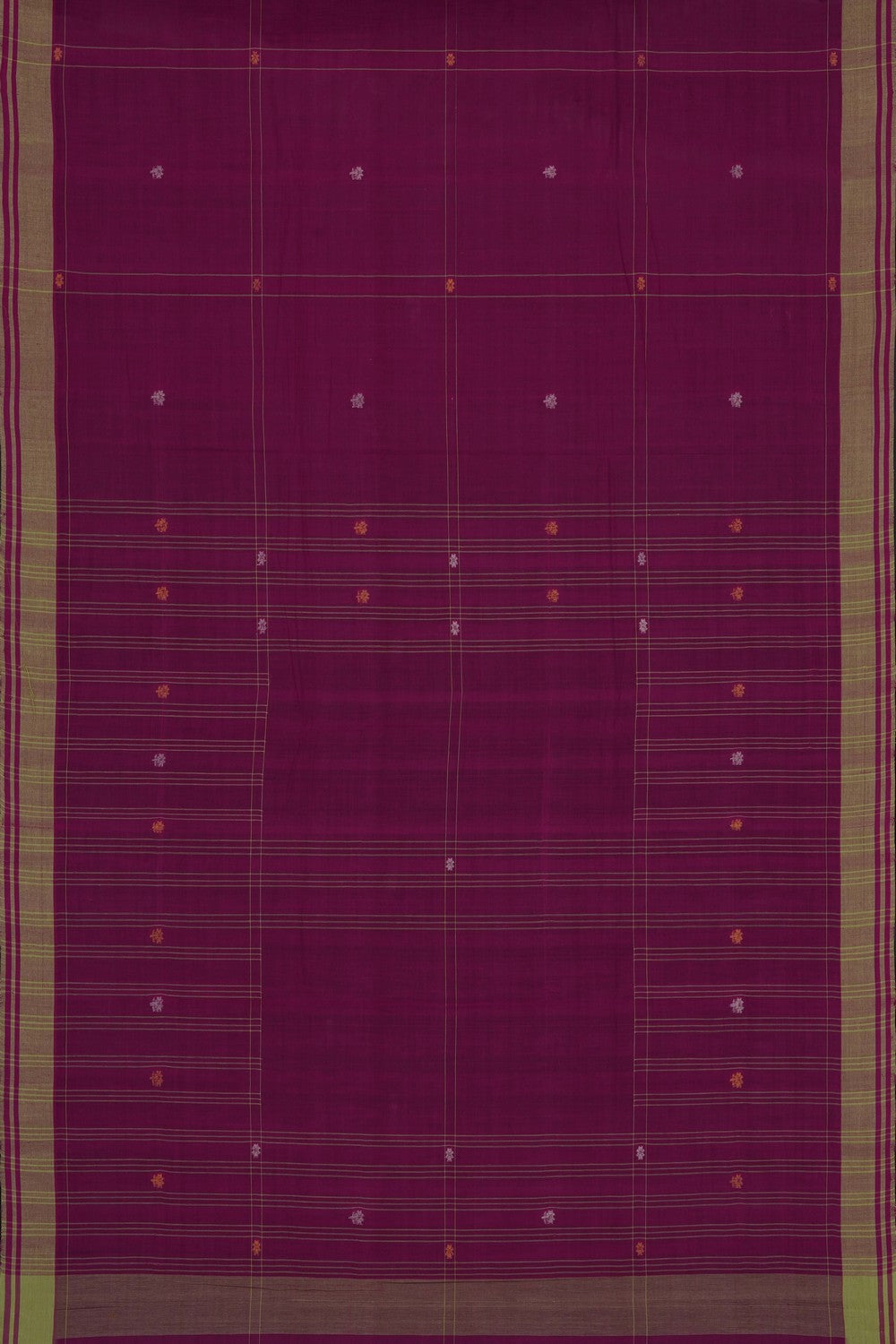 Image of Pink Ponduru Cotton Saree