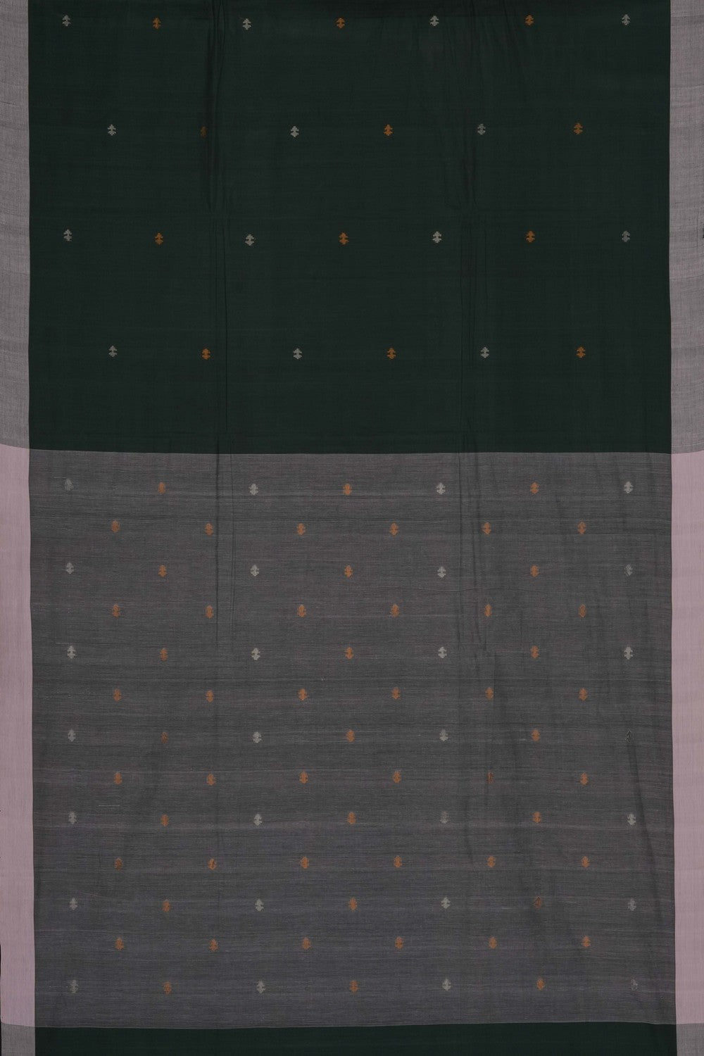 Image of Green Ponduru Cotton Saree