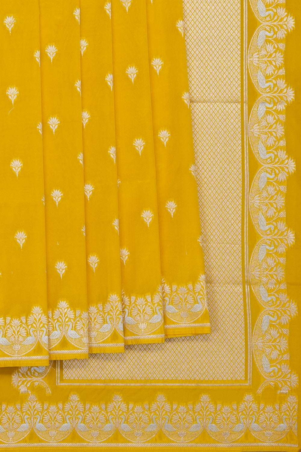 Image of mustard-banarasi-silk-saree-p-18940702