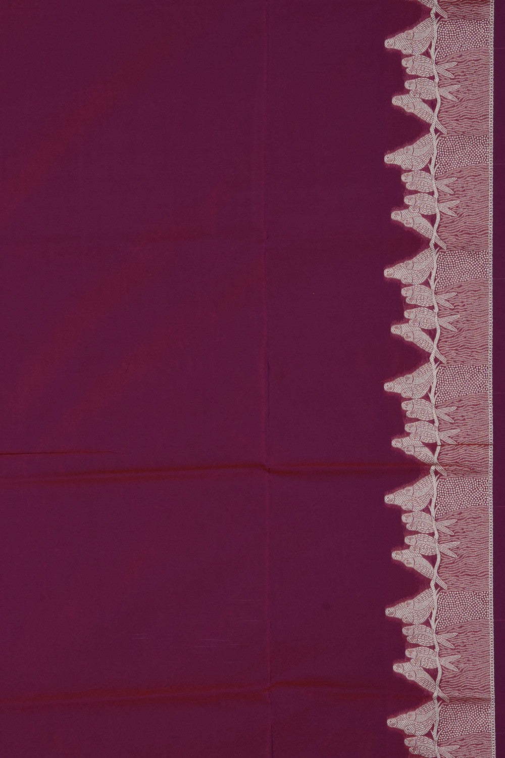Image of Pink Banarasi Silk Saree