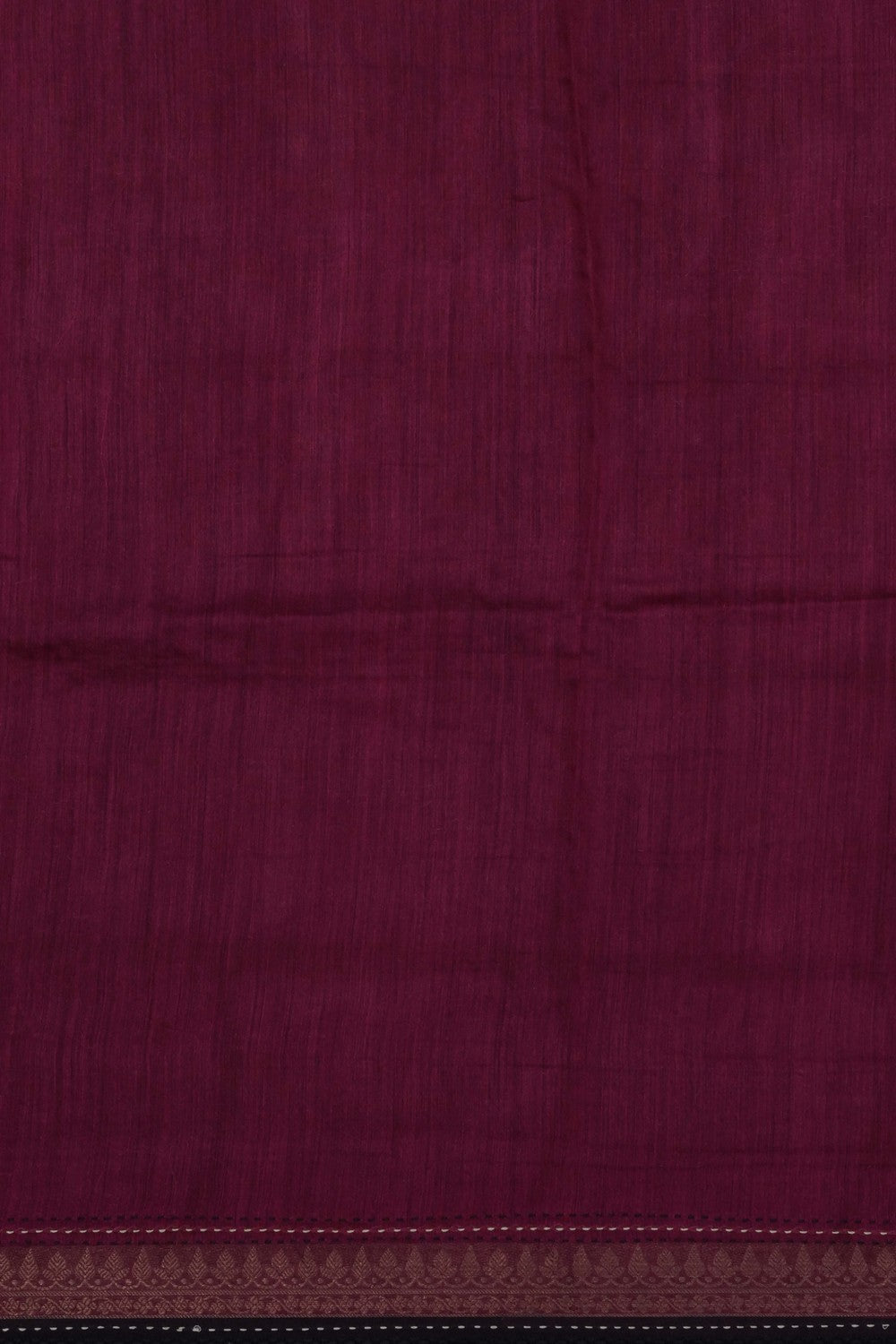Image of Tussar Silk Kantha Stitch Saree