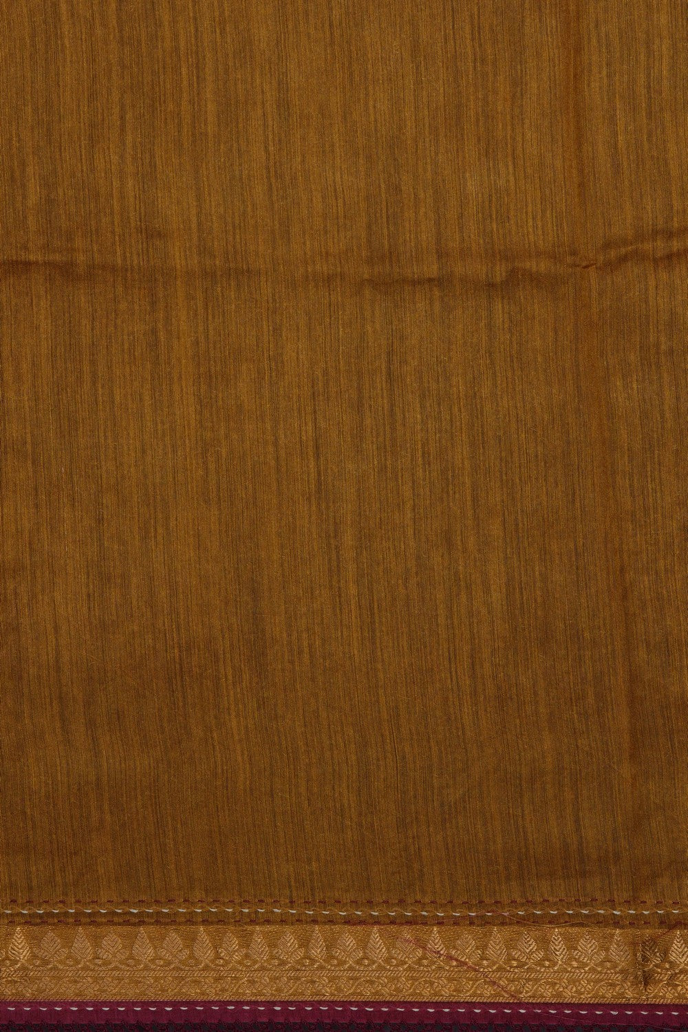 Image of Tussar Silk Kantha Stitch Saree