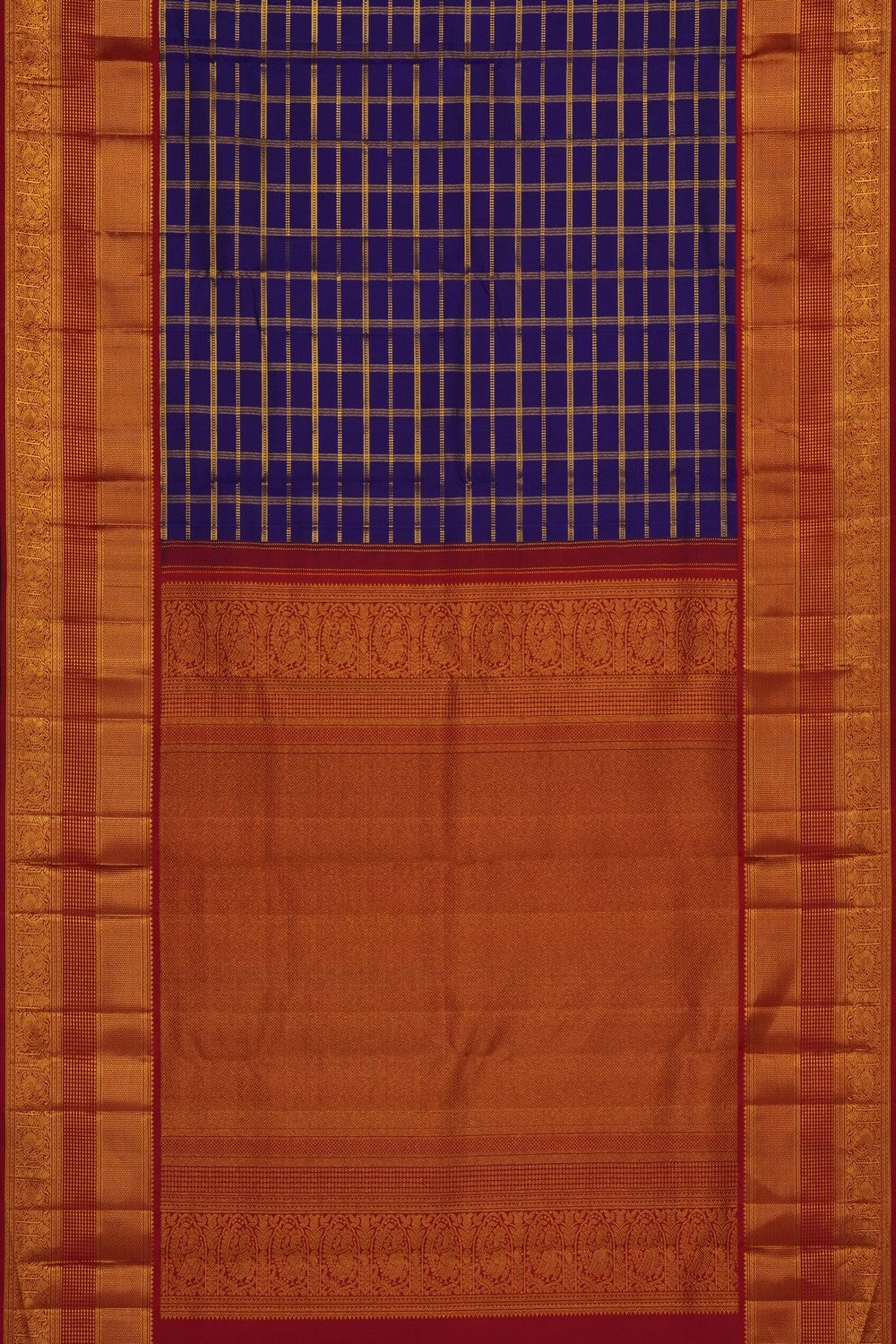 Image of Purple Kanchipattu Saree