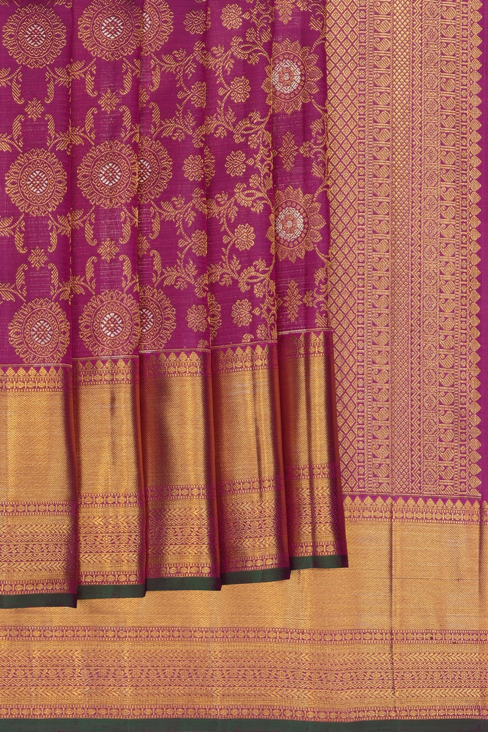 Image of Pink Kanchipattu Brocade Saree