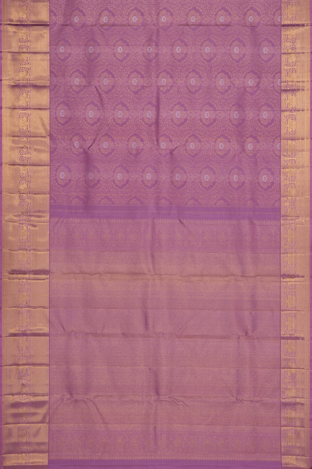 Image of Lavender Pink Kanchipattu Brocade Saree