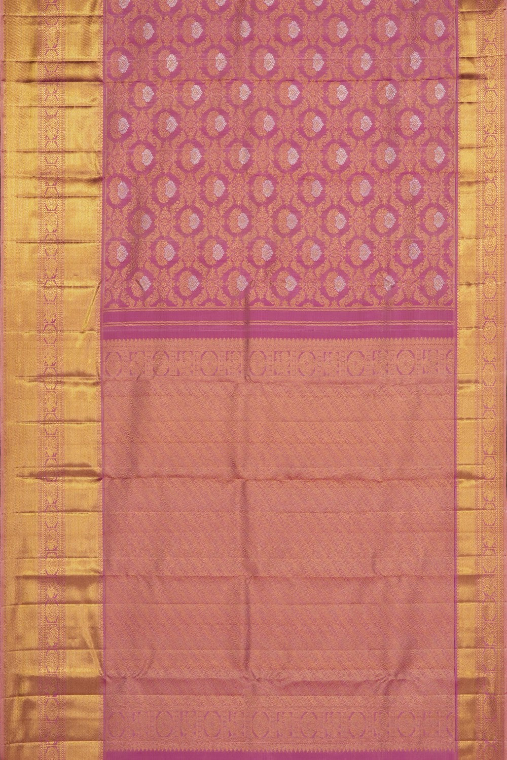 Image of Pink Kanchipattu Brocade Saree