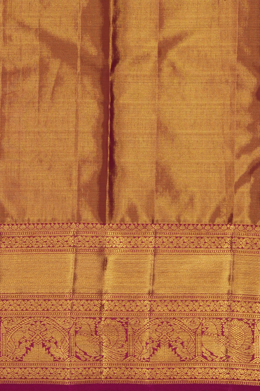 Image of Fuchsia-Pink Kanchipattu Brocade Saree