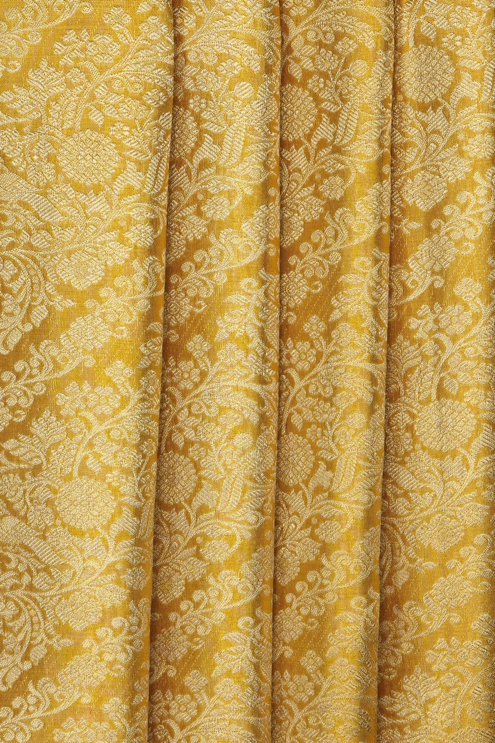 Image of Gold Kanchipattu Tissue Brocade Saree
