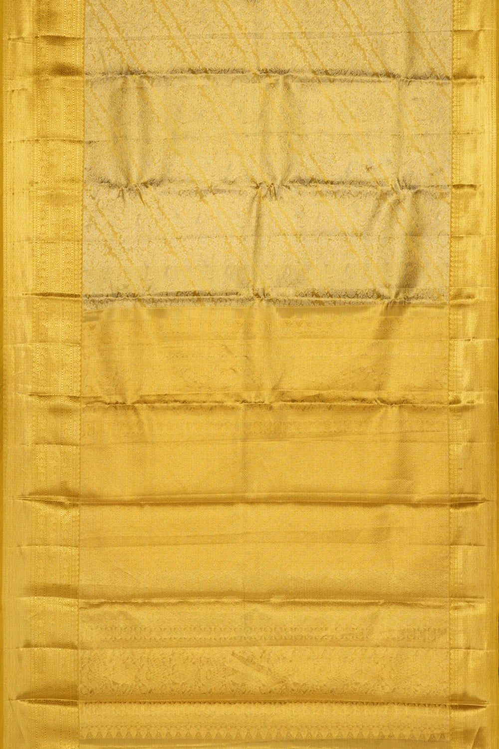 Image of Gold Kanchipattu Tissue Brocade Saree
