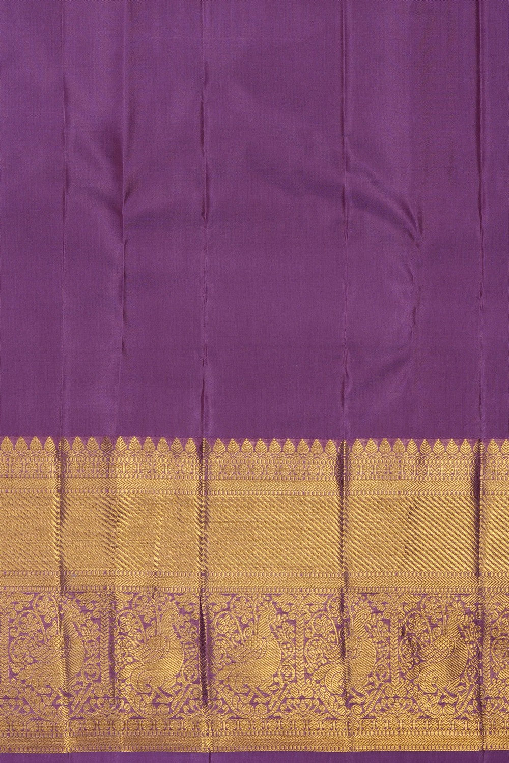 Image of Purple Kanchipattu Brocade Saree