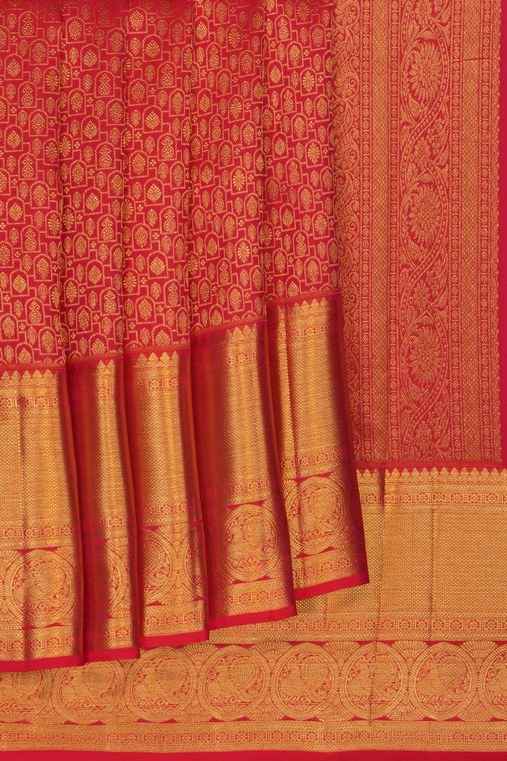Image of Pink Kanchipattu Brocade Saree