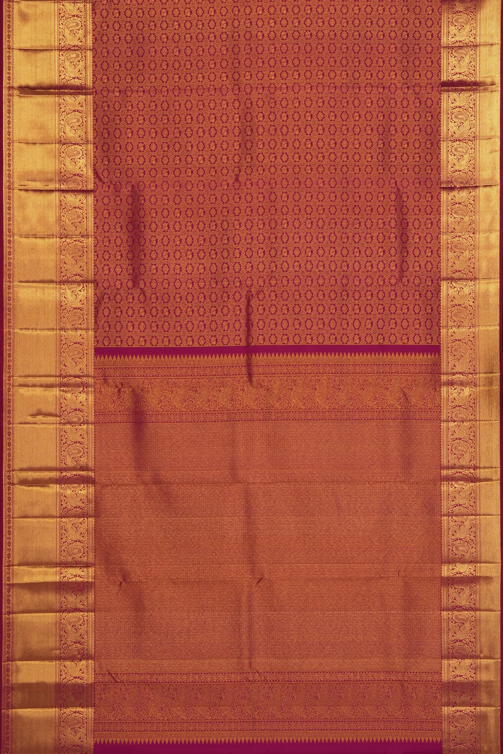 Image of Pink Kanchipattu Brocade Saree