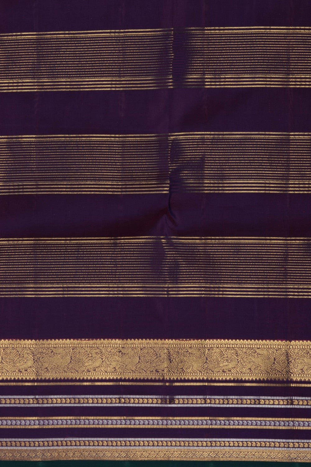 Image of Grey South Silk Kattam Saree