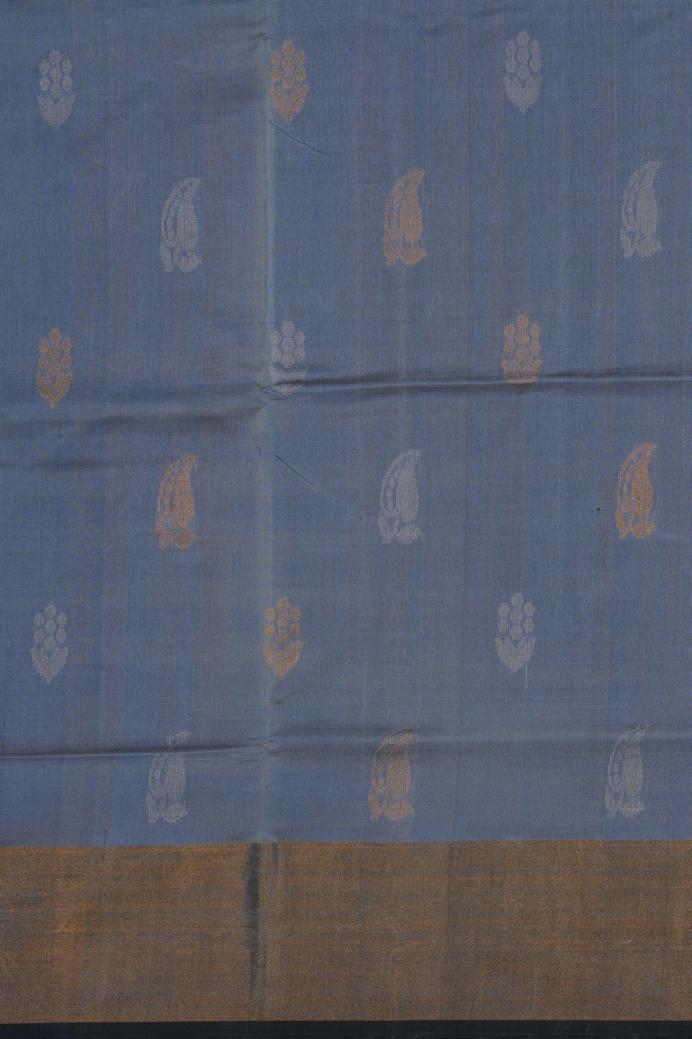 Image of Grey Uppada Silk Saree