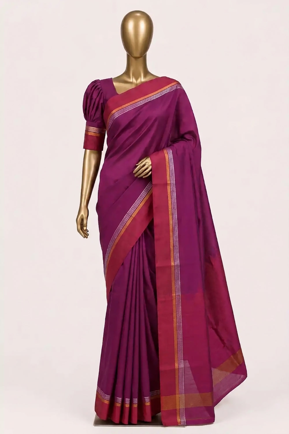 Image of Pink Uppada Silk Saree