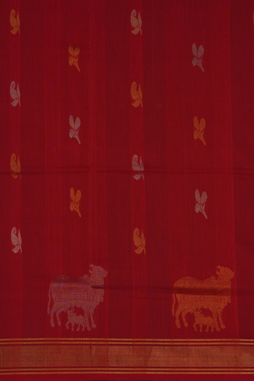 Image of Red Uppada Silk Saree