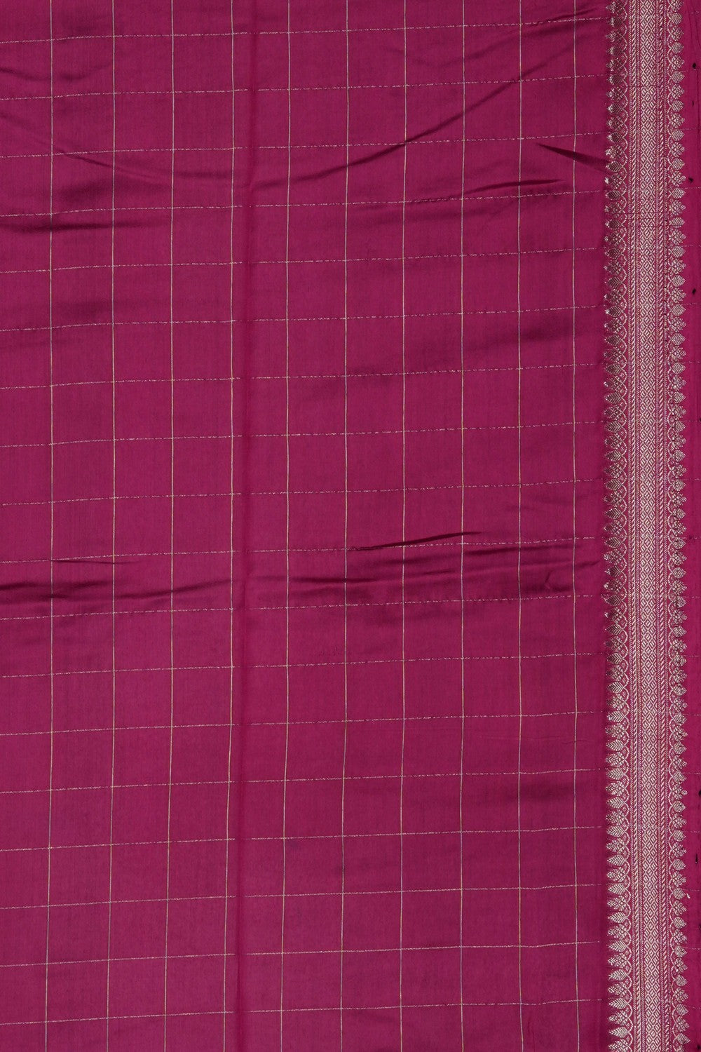 Image of Lavender-Pink Banarasi Chiniya Silk Saree