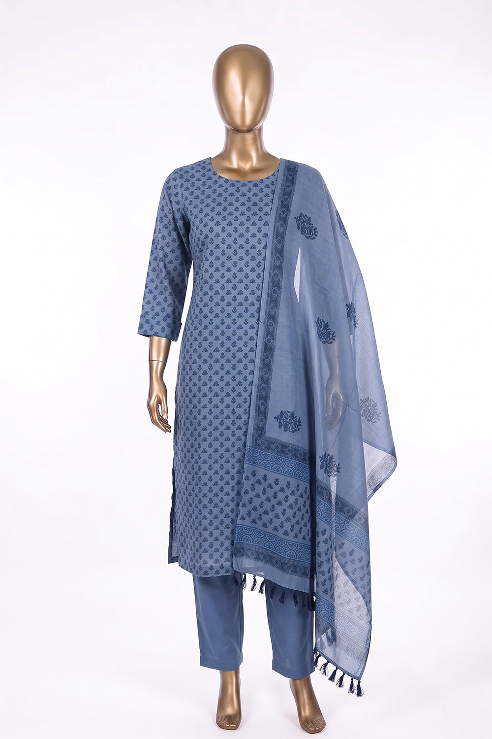 Image of Unstitched Suit Set Fabric (3 Pcs Set)