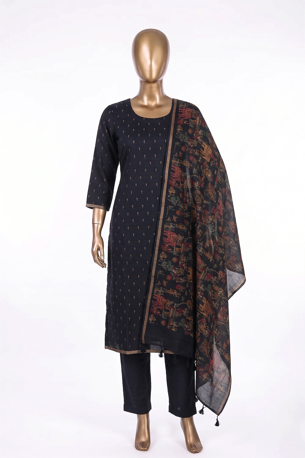 Image of Unstitched Suit Set Fabric (3 Pcs Set)