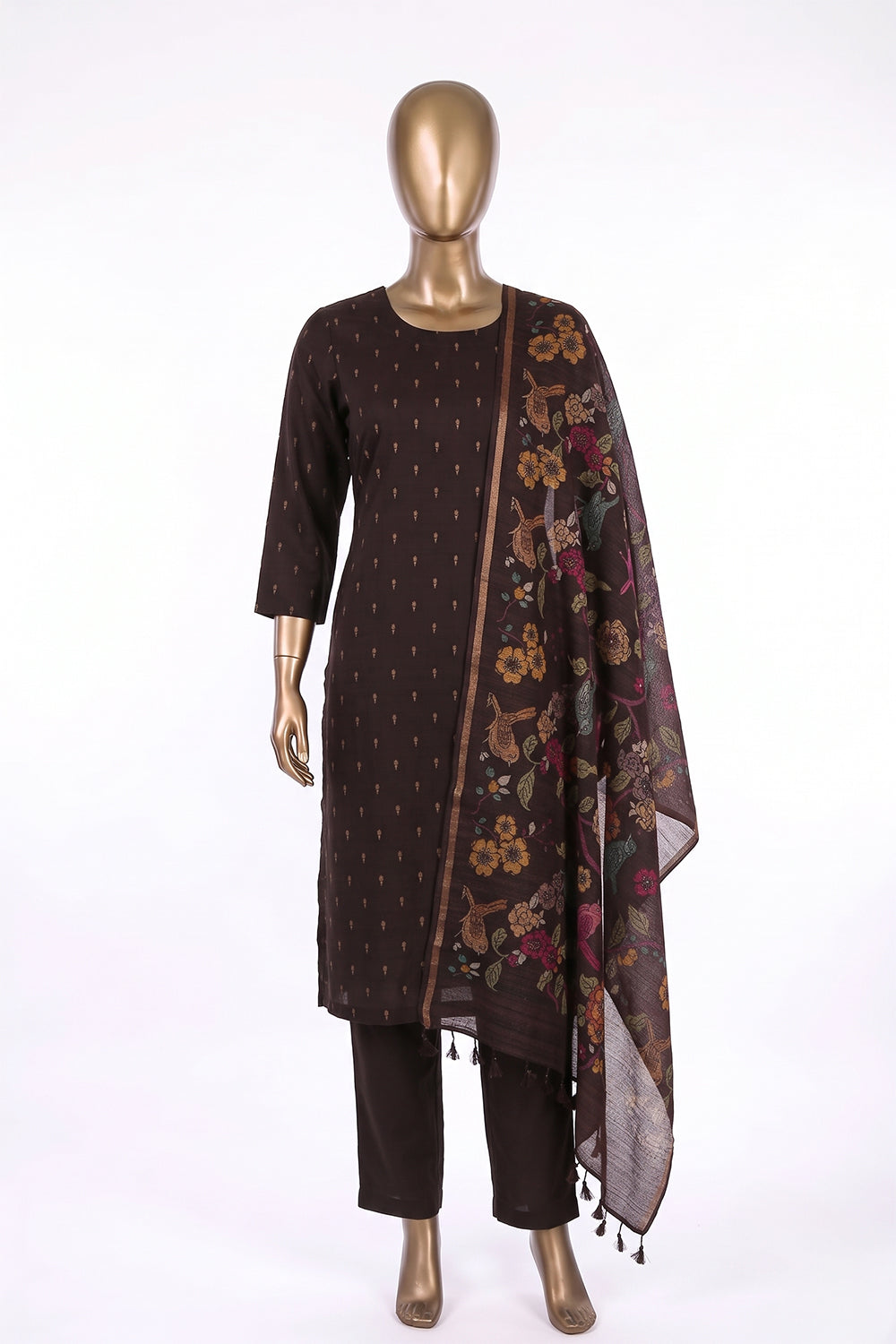 Image of Unstitched Suit Set Fabric (3 Pcs Set)