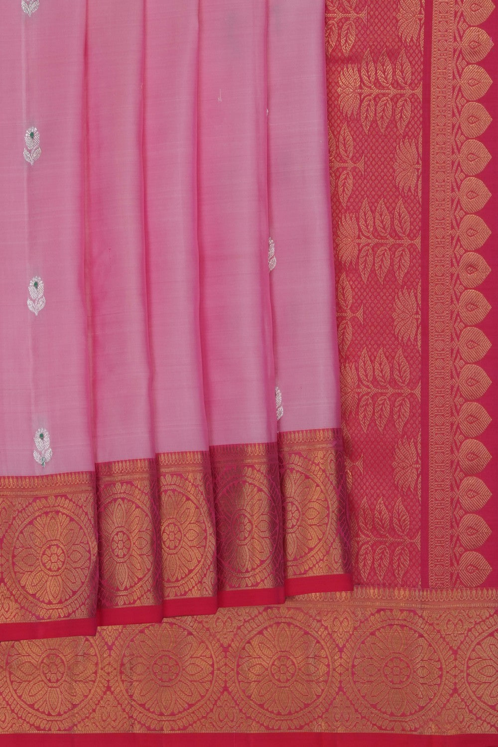 Image of Pink Kanchipattu Saree