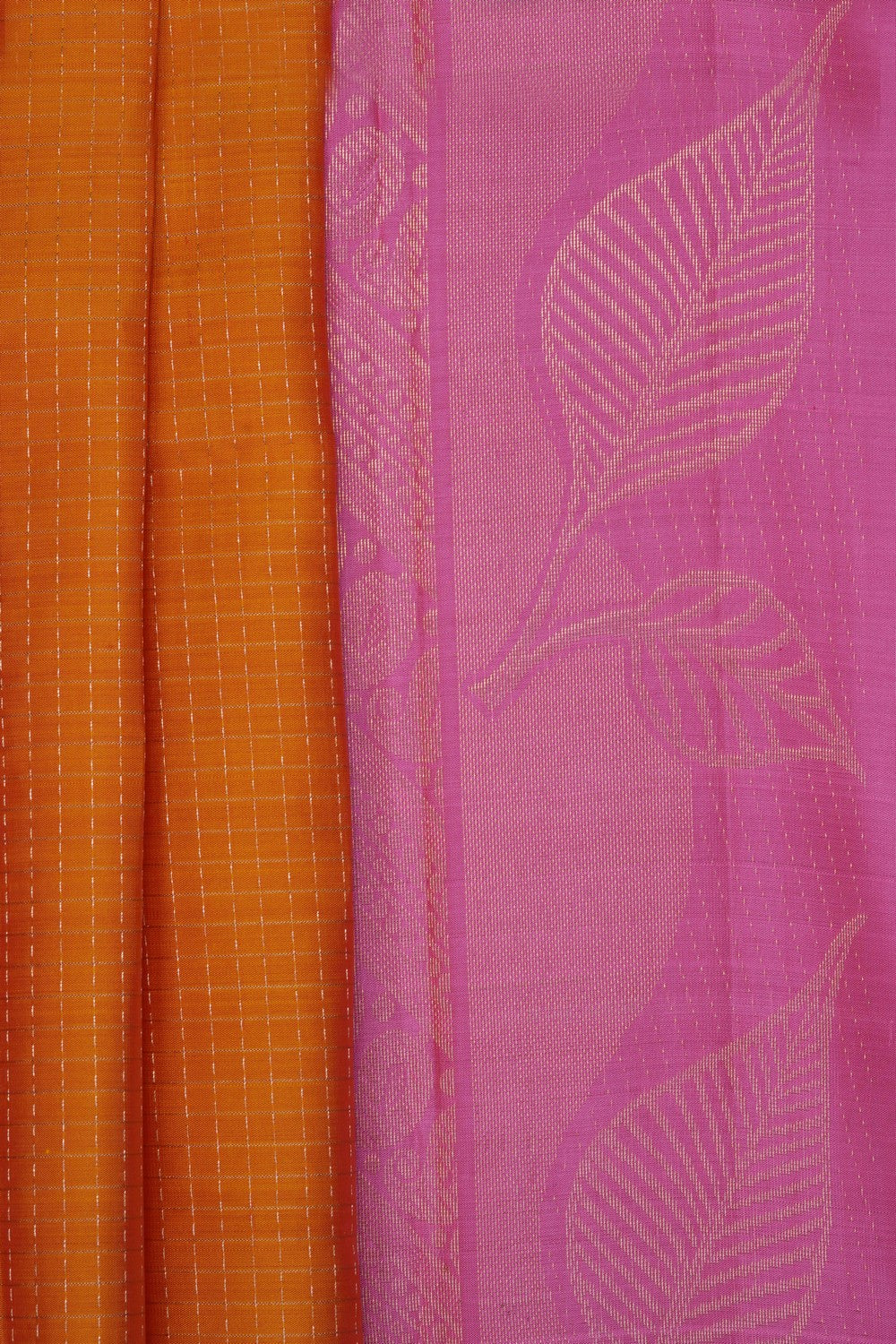 Image of Mustard Kanchipattu Saree