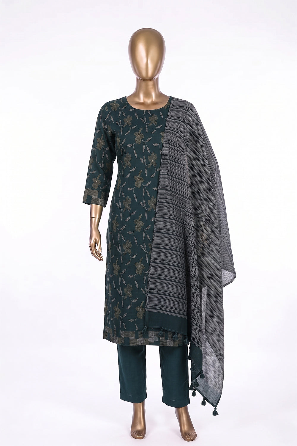 Image of Unstitched Suit Set Fabric (3 Pcs Set)
