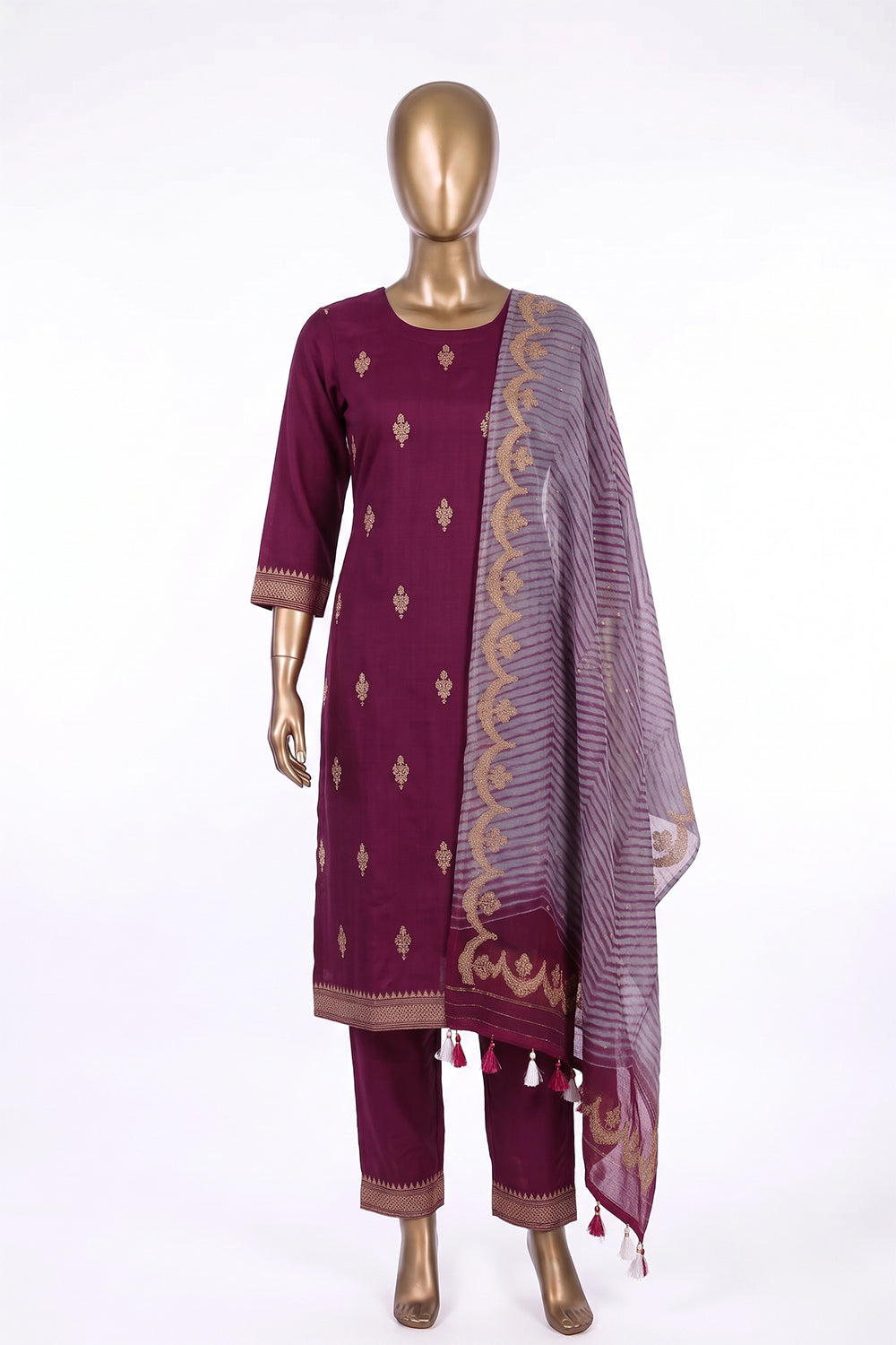 Image of Unstitched Suit Set Fabric (3 Pcs Set)