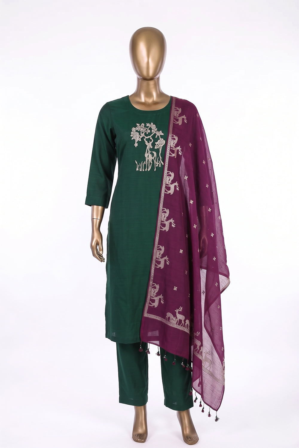 Image of Unstitched Suit Set Fabric (3 Pcs Set)