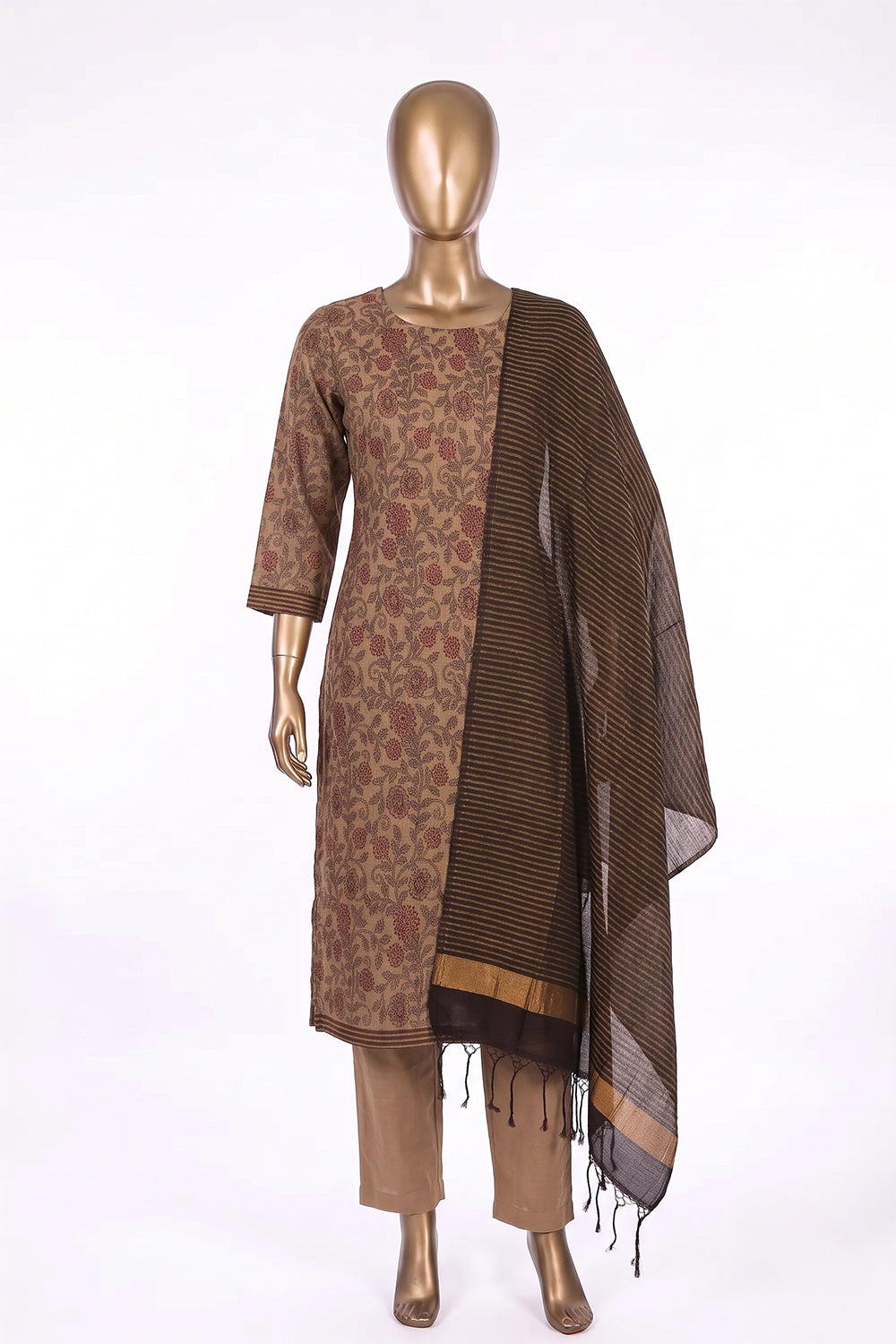 Image of Unstitched Suit Set Fabric (3 Pcs Set)