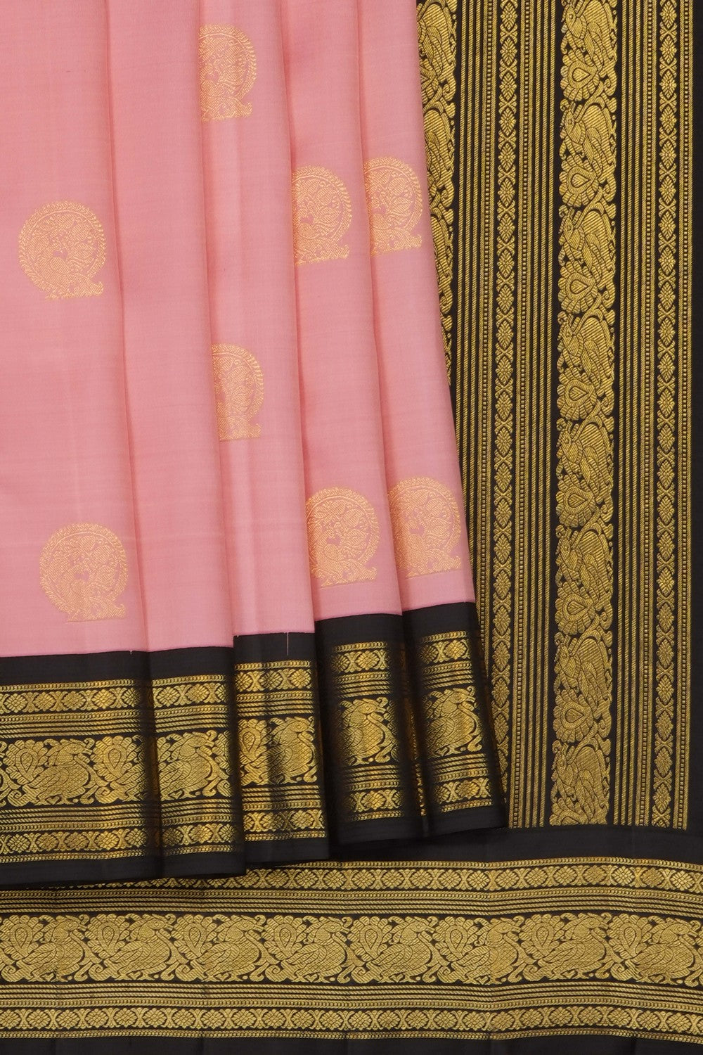 Image of Pink Kanchipattu Saree