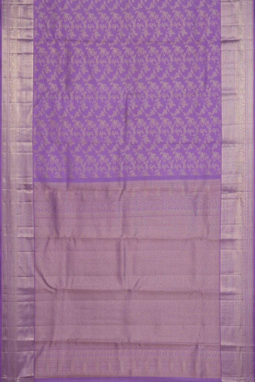 Image of Purple Kanchipattu Brocade Saree