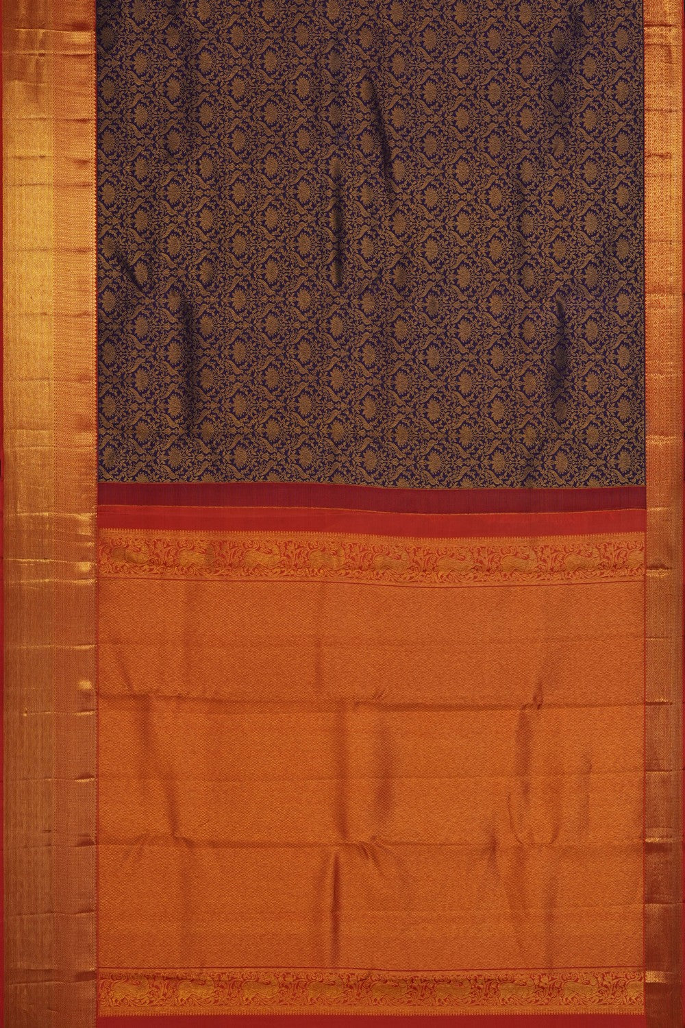 Image of Purple Kanchipattu Brocade Saree
