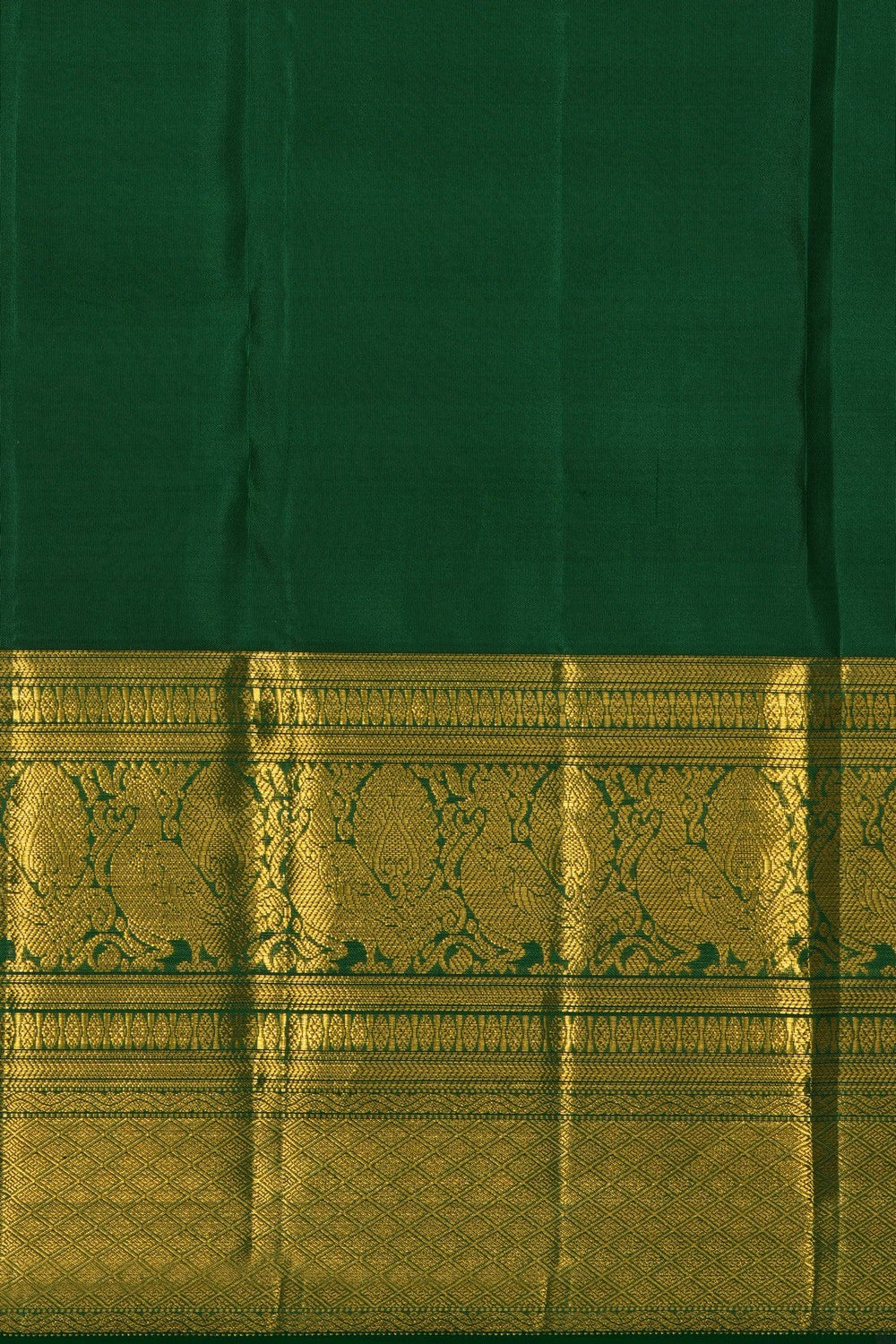 Image of Yellow Kanchipattu Brocade Saree