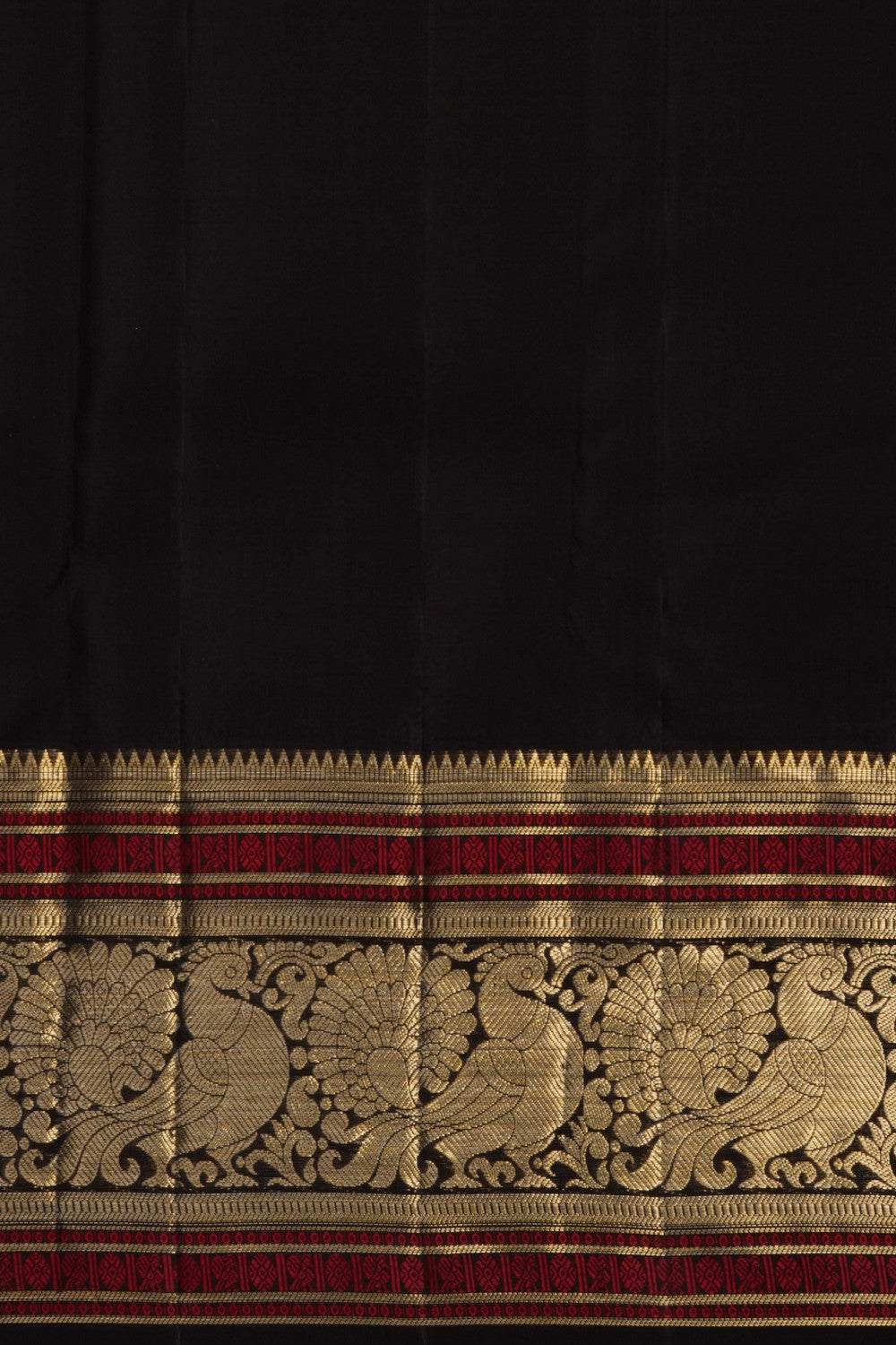 Image of Aqua Green Kanchipattu Brocade Saree