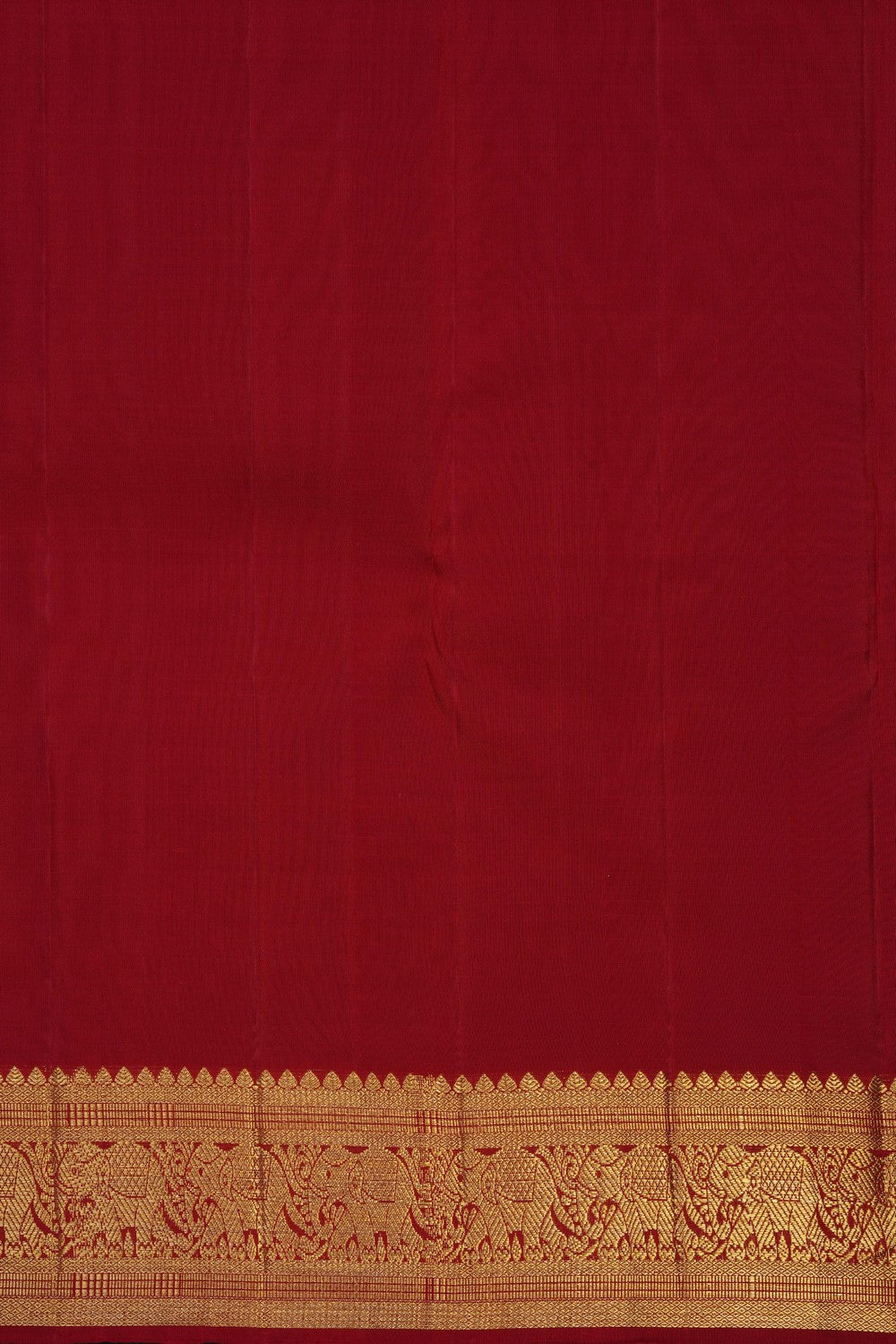 Image of Red Kanchipattu Saree