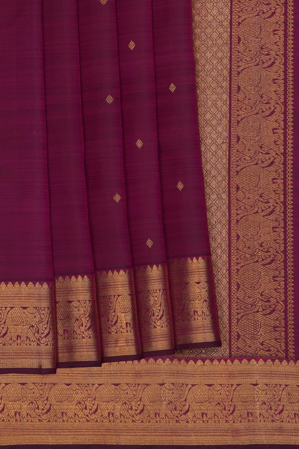 Image of Violet Kanchipattu Saree