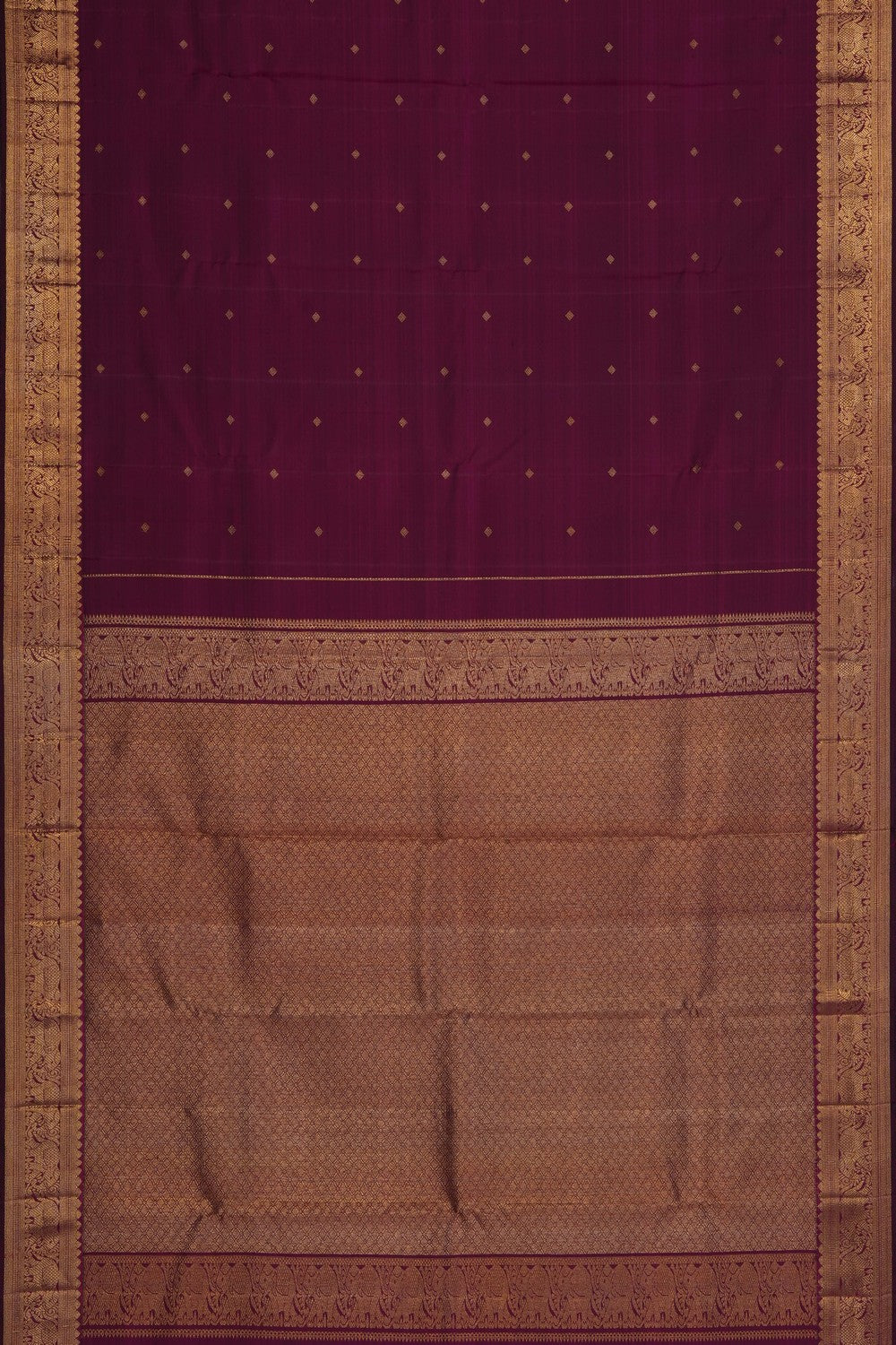 Image of Violet Kanchipattu Saree