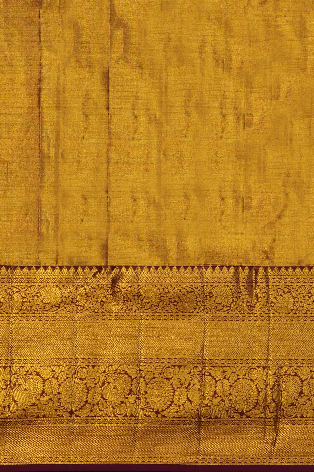 Image of Sea Green Kanchipattu Tissue Brocade Saree