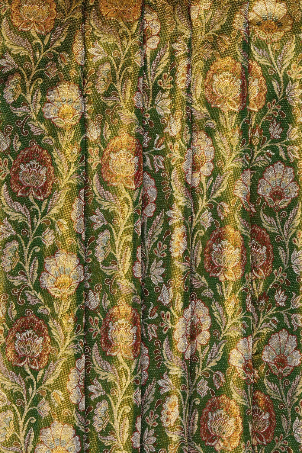 Image of Gold Kanchipattu Tissue Brocade Saree